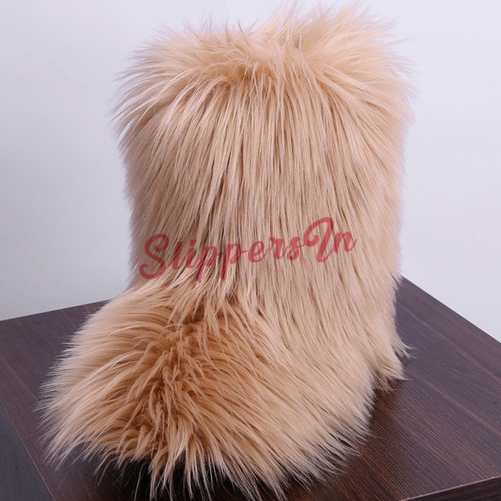 really furry boots