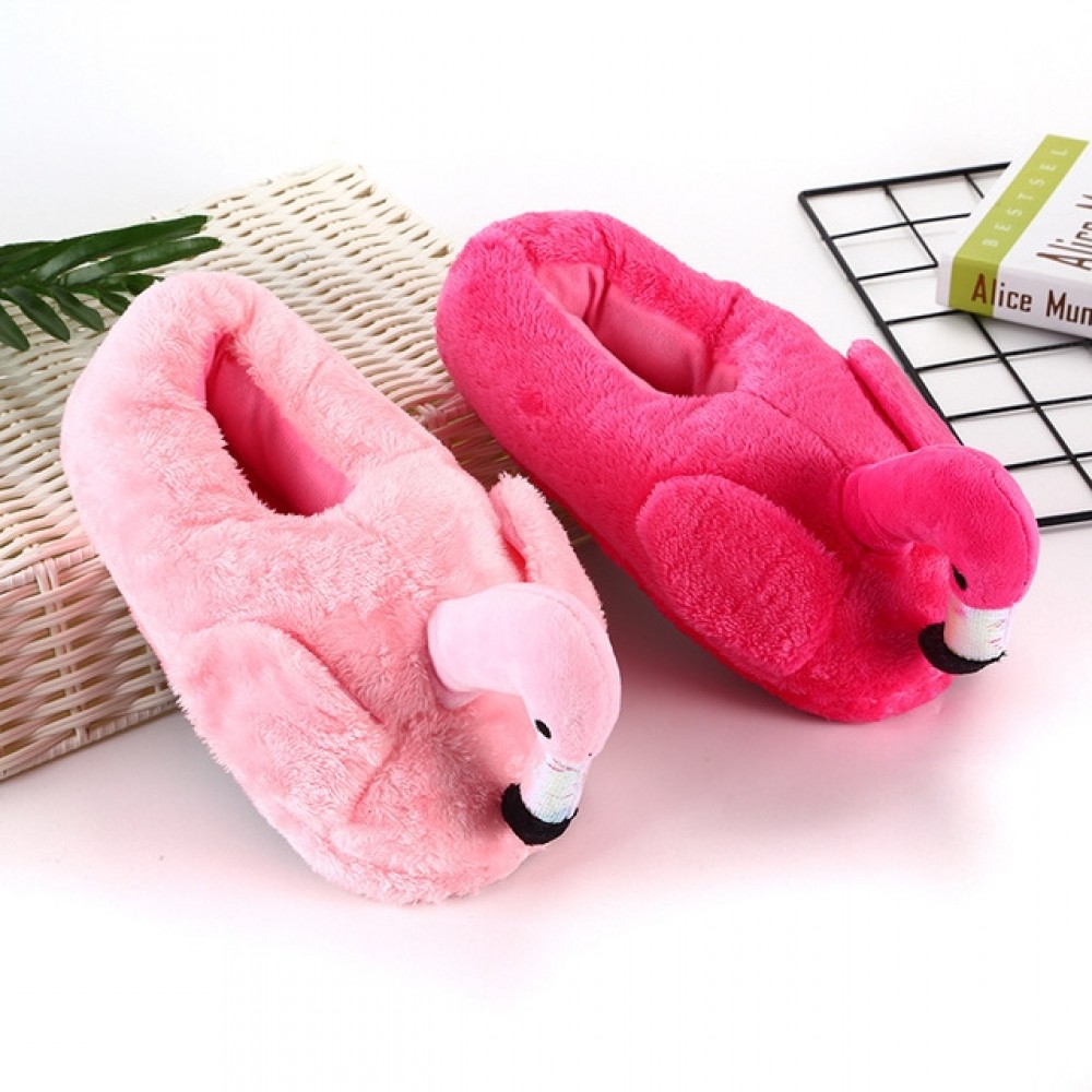 flamingo house slippers