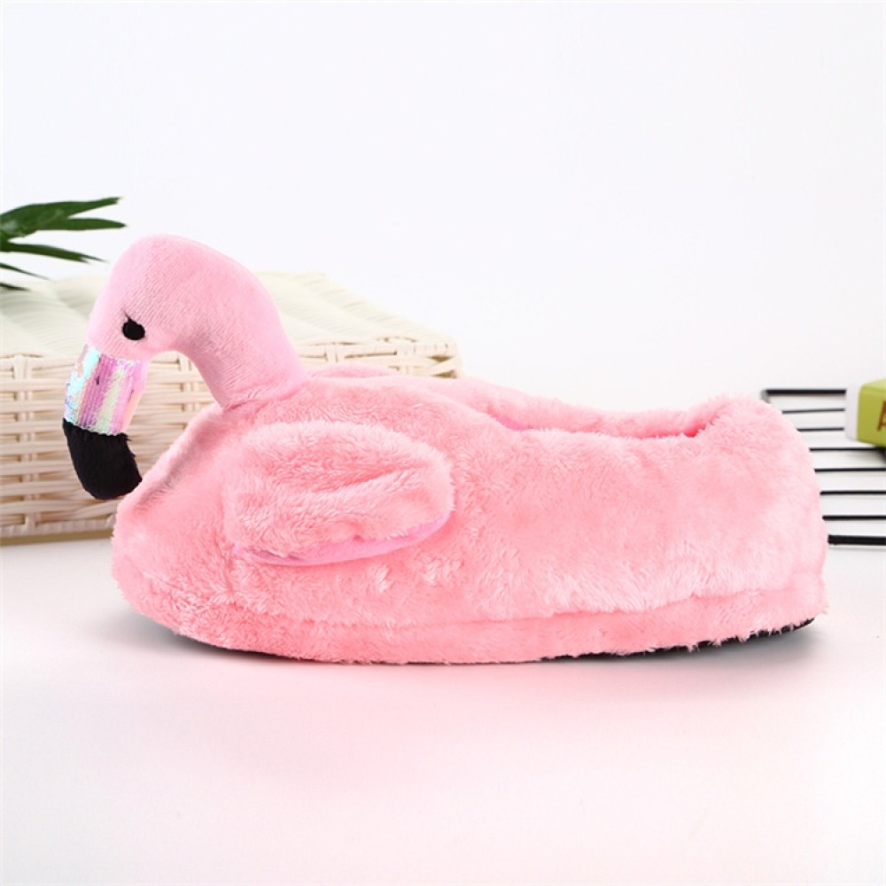ladies flamingo slippers
