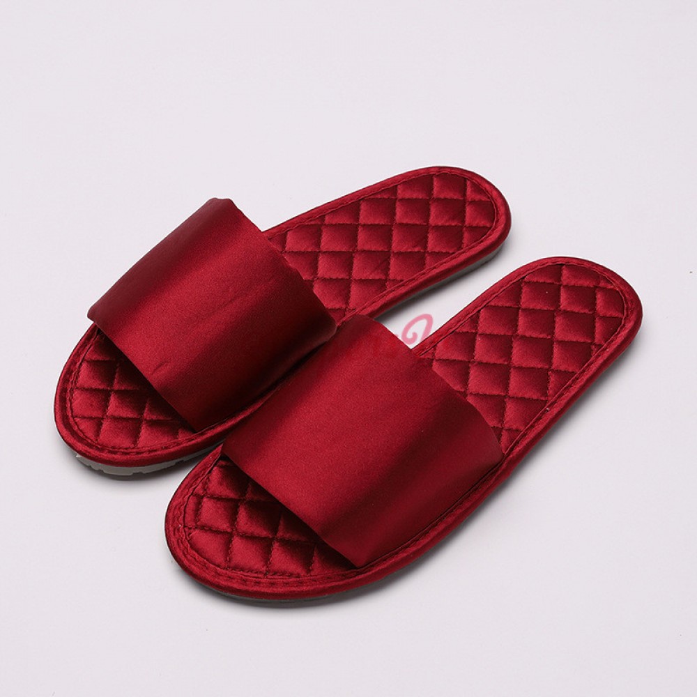 ladies red slippers