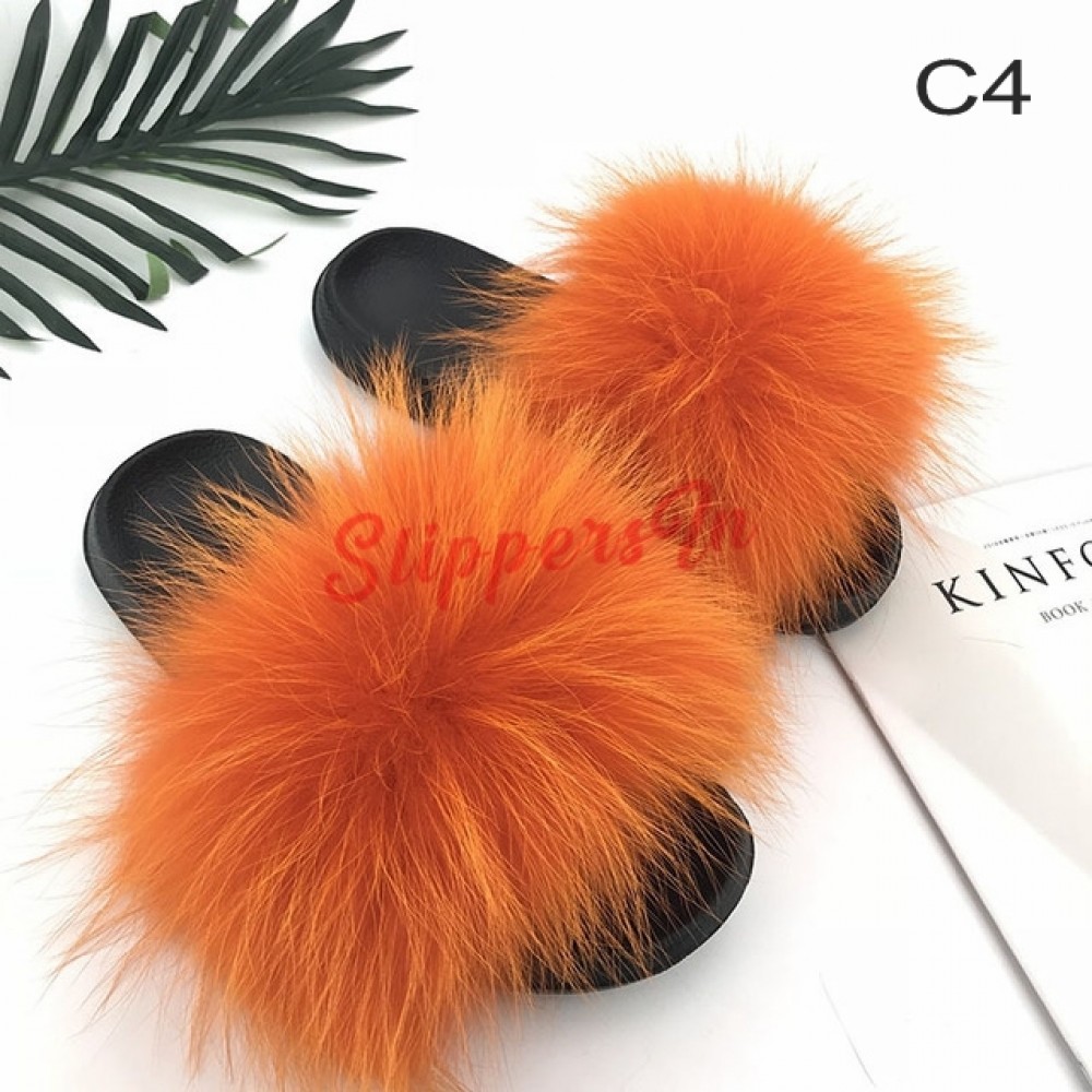 orange furry slides
