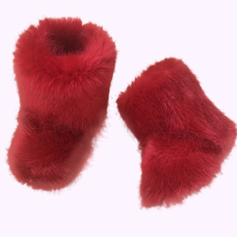 winter furry boots