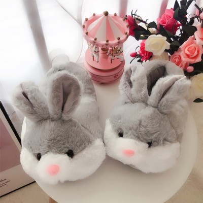 fluffy animal slippers for adults