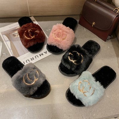women's fuzzy house slippers